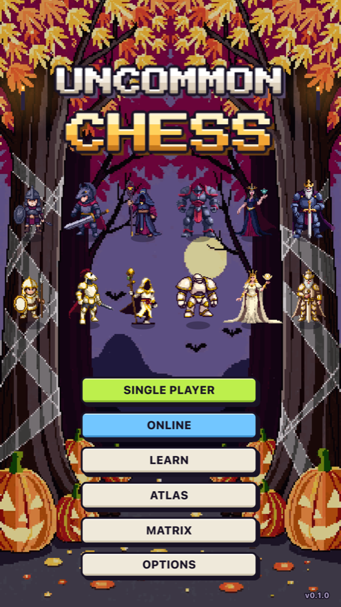 The title screen: both courts standing under the wordmark.